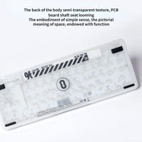 Youpin Lofree 1% Foggy Dual Mode Mechanical Keyboards Wireless Bluetooth Men and Women Office Laptop IPad for Home Office