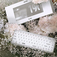 Youpin Lofree 1% Foggy Dual Mode Mechanical Keyboards Wireless Bluetooth Men and Women Office Laptop IPad for Home Office