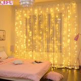 QIFU USB rideau lumineux joyeux noël décor pour la maison 2019 noël ornements arbre de noël pendentifs noël cadeaux nouvel an 2020