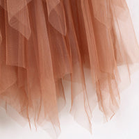 Womens Tulle Skirts Womens Casual Comfortable Tulle Skirt Elastic High Waist Pleated Midi Skirt Ladies women clothes 2019 #626