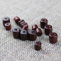 50pcs/lot Rosewood/Sandalwood/Wenge Wood Spacer Beads 6x6 8x8mm Cylinder Craft Wooden Charm Beads DIY Jewelry Making Findings