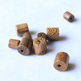 50pcs/lot Rosewood/Sandalwood/Wenge Wood Spacer Beads 6x6 8x8mm Cylinder Craft Wooden Charm Beads DIY Jewelry Making Findings