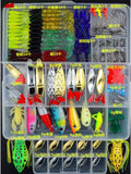 205/206/207Pcs Fishing Lures Set Mixed Minnow Plier Grip Spoon Hooks Soft Lure Kit In Box Artificial Bait Fishing Pesca ER025