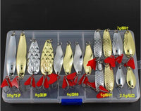 205/206/207Pcs Fishing Lures Set Mixed Minnow Plier Grip Spoon Hooks Soft Lure Kit In Box Artificial Bait Fishing Pesca ER025