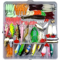 205/206/207Pcs Fishing Lures Set Mixed Minnow Plier Grip Spoon Hooks Soft Lure Kit In Box Artificial Bait Fishing Pesca ER025