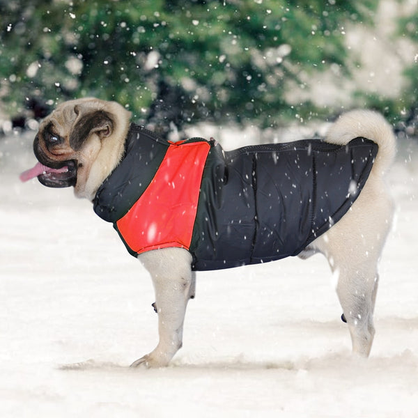 Super Warm Dog Clothes French Bulldog Chihuahua Pet Clothes Small Medium Large Dogs Jacket Coat Waterproof Vest Coustume S-7XL