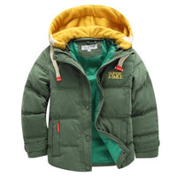 2019 Children Warm Jacket Winter Kids Outerwear Boys Casual Warm Hooded Jacket For Boys Waterproof Clothes 6-14T Boys Warm Coats