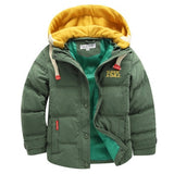 2019 Children Warm Jacket Winter Kids Outerwear Boys Casual Warm Hooded Jacket For Boys Waterproof Clothes 6-14T Boys Warm Coats