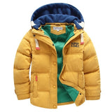 2019 Children Warm Jacket Winter Kids Outerwear Boys Casual Warm Hooded Jacket For Boys Waterproof Clothes 6-14T Boys Warm Coats