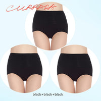 3pieces/lot Women Panties High Waist Control Abdomen slimming Shapewear Female Postpartum recovery Tummy Control Briefs 4XL