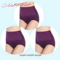 3pieces/lot Women Panties High Waist Control Abdomen slimming Shapewear Female Postpartum recovery Tummy Control Briefs 4XL