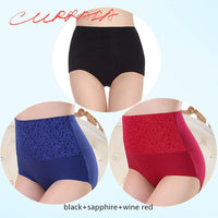 3pieces/lot Women Panties High Waist Control Abdomen slimming Shapewear Female Postpartum recovery Tummy Control Briefs 4XL