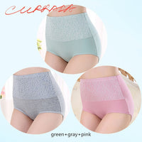 3pieces/lot Women Panties High Waist Control Abdomen slimming Shapewear Female Postpartum recovery Tummy Control Briefs 4XL