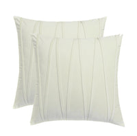 2pcs pack Cream Pillow Covers Soft Velvet Home Decorative Cushion Cover White Red For Sofa Chair Couch 45x45cm 50x50cm 60x60cm