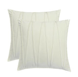 2pcs pack Cream Pillow Covers Soft Velvet Home Decorative Cushion Cover White Red For Sofa Chair Couch 45x45cm 50x50cm 60x60cm