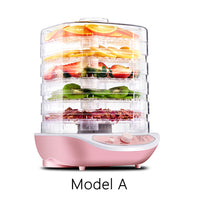 CUKYI Food Dehydrator Fruit Vegetable Herb Meat Drying Machine Pet Snacks food Dryer with 5 trays 220V EU US