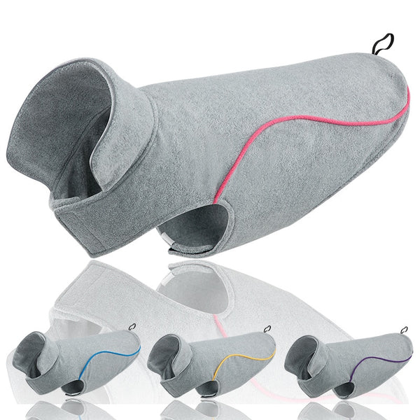 Two side wear Pet Dog Clothes Winter Warm Fleece Coat Pet Jacket Reflective Dog Clothing Vest For Small Medium Large big Dogs