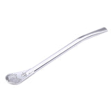 Spoon Tea Filter Yerba Mate Tea Straws Stainless Steel Drinking Straw Bombilla Gourd Reusable Tea Tools Washable Bar Accessories
