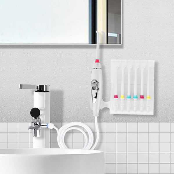 Faucet Oral Irrigator Water Jet Toothbrush Teeth Flosser Dental Irrigator Implements Care Water Jet Dental Flosser Tooth Cleaner
