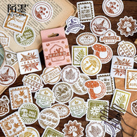 45 pcs/pack Cute Forest Animals Stickers Adhesive Stickers DIY Decoration Craft Scrapbooking Stickers Gift Stationery
