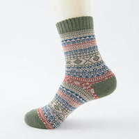 LNRRABC Winter Thick Warm Stripe Wool Socks Casual Calcetines Hombre Sock Business Male Socks