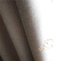 YCENTRE Faux Linen 70%-85% Shading Custom Made Insulating Modern Style Solid Color Blackout Curtain For Living Room Window