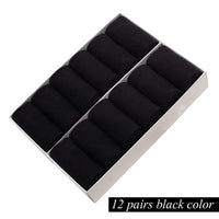 12 Pairs/Lot Plus Size Men&#39;s Cotton Socks Business Men Deodorant Crew Socks Breathable Male Solid Color US size(7-11.5) EU 39-48