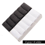 12 Pairs/Lot Plus Size Men&#39;s Cotton Socks Business Men Deodorant Crew Socks Breathable Male Solid Color US size(7-11.5) EU 39-48