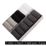 12 Pairs/Lot Plus Size Men&#39;s Cotton Socks Business Men Deodorant Crew Socks Breathable Male Solid Color US size(7-11.5) EU 39-48