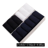 12 Pairs/Lot Plus Size Men&#39;s Cotton Socks Business Men Deodorant Crew Socks Breathable Male Solid Color US size(7-11.5) EU 39-48