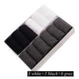 12 Pairs/Lot Plus Size Men&#39;s Cotton Socks Business Men Deodorant Crew Socks Breathable Male Solid Color US size(7-11.5) EU 39-48