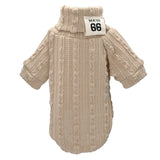 Puppy Dog Knit Sweater Pet Cat Warm Winter Classic Sweaters Knitted Turtleneck Small Dogs Kitten Cats Soft Knitwear Apparel XS-L
