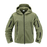 Tactical fleece jacket Military Uniform Soft Shell Casual Hooded Jacket Men Thermal army Clothing