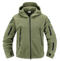 Tactical fleece jacket Military Uniform Soft Shell Casual Hooded Jacket Men Thermal army Clothing
