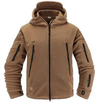 Tactical fleece jacket Military Uniform Soft Shell Casual Hooded Jacket Men Thermal army Clothing