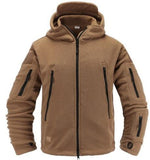 Tactical fleece jacket Military Uniform Soft Shell Casual Hooded Jacket Men Thermal army Clothing