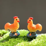 Micro Landscape Grass Lovers Rabbit squirrel duck figurine home decor miniature fairy garden decoration accessories Resin modern