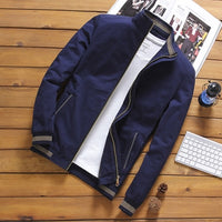 DIMUSI Spring Autumn Men&#39;s Bomber Jackets Casual Male Outwear Windbreaker Stand Collar Jacket Mens Baseball Slim Coats 5XL,YA810