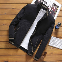 DIMUSI Spring Autumn Men&#39;s Bomber Jackets Casual Male Outwear Windbreaker Stand Collar Jacket Mens Baseball Slim Coats 5XL,YA810