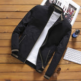 DIMUSI Spring Autumn Men&#39;s Bomber Jackets Casual Male Outwear Windbreaker Stand Collar Jacket Mens Baseball Slim Coats 5XL,YA810