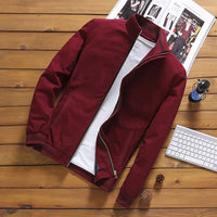 DIMUSI Spring Autumn Men&#39;s Bomber Jackets Casual Male Outwear Windbreaker Stand Collar Jacket Mens Baseball Slim Coats 5XL,YA810