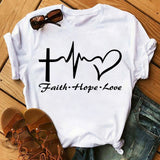 Maycaur Fashion Leopard Print Love T-shirts Mouse Female Shirt Casual White Women Tshirts Harajuku T Shirt Femme Tops Tees