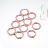 10PCS Women Girls Simple Basic Elastic Hair Bands Ties Scrunchie Ponytail Holder Rubber Bands Fashion Headband Hair Accessories