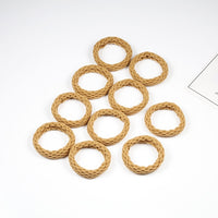 10PCS Women Girls Simple Basic Elastic Hair Bands Ties Scrunchie Ponytail Holder Rubber Bands Fashion Headband Hair Accessories