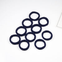 10PCS Women Girls Simple Basic Elastic Hair Bands Ties Scrunchie Ponytail Holder Rubber Bands Fashion Headband Hair Accessories