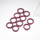 10PCS Women Girls Simple Basic Elastic Hair Bands Ties Scrunchie Ponytail Holder Rubber Bands Fashion Headband Hair Accessories