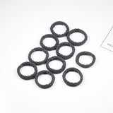 10PCS Women Girls Simple Basic Elastic Hair Bands Ties Scrunchie Ponytail Holder Rubber Bands Fashion Headband Hair Accessories