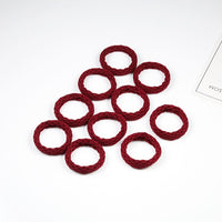 10PCS Women Girls Simple Basic Elastic Hair Bands Ties Scrunchie Ponytail Holder Rubber Bands Fashion Headband Hair Accessories