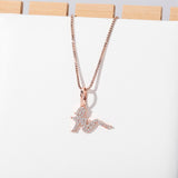 TOPGRILLZ Charm Women Pendant 100%925 Sterling Silver Iced Zircon Pendant Women Fashion Jewelary.