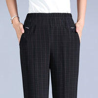 Extra Large Size Women Pants Loose High Elastic Elastic Pants Middle-aged Clothing 6XL 7XL 8XL Autumn Pants Female Trousers J400